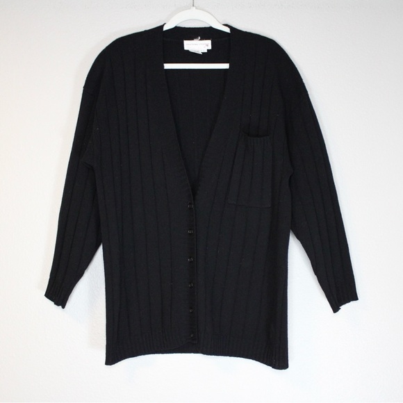 Vintage Lambswool Cardigan Sweater Courtney Rhodes - Picture 1 of 6